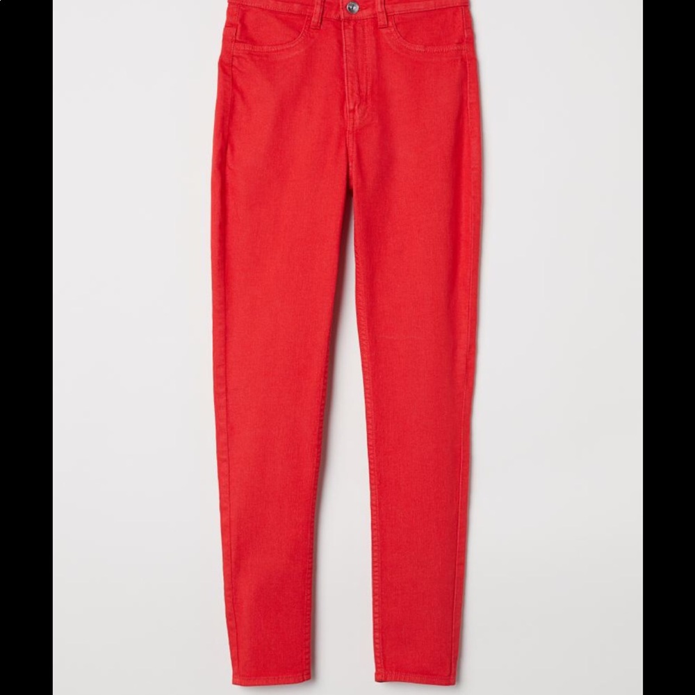 H&M Red Jeans- Size 6